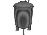 Mixing Boiler 3D Model preview