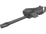 MK19 Grenade Launcher 3D Model preview