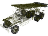 MLRS BM13 Katusha 3D Model