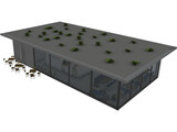 Modern Cafe Building 3D Model preview