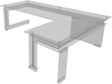 Modern Office Desk 3D Model