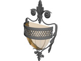 Modern Wall Lamp 3D Model preview