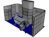Modular Exhibition Booth 3D Model preview