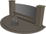 Mona Lisa 3D Model preview