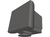 Monitor CRT (19 inch) 3D Model
