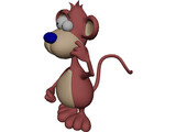 Monkey 3D Model preview