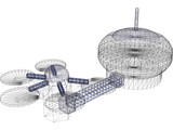 Moon Base 3D Model