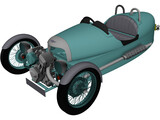 Morgan 3 Wheeler 3D Model preview