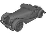 Morgan Roadster 3D Model preview