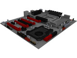 Motherboard 3D Model preview