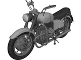 Moto Guzzi 1 3D Model preview