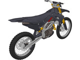 Motocross Bike 3D Model