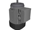Motor GR63 0.12 0.25KW B14 3D Model preview