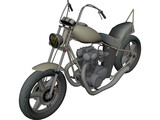 Motorcycle 3D Model preview