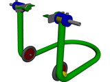 Motorcycle Jack 3D Model preview