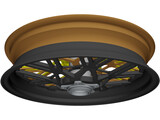 Motorcycle Rim Racing 3D Model