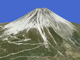Mount Fuji 3D Model preview