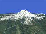 Mount Rainier 3D Model preview