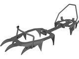 Mountainerin Crampon 3D Model preview
