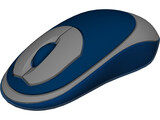 Mouse Computer Cordless 3D Model preview