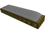 Mouth Organ 3D Model preview