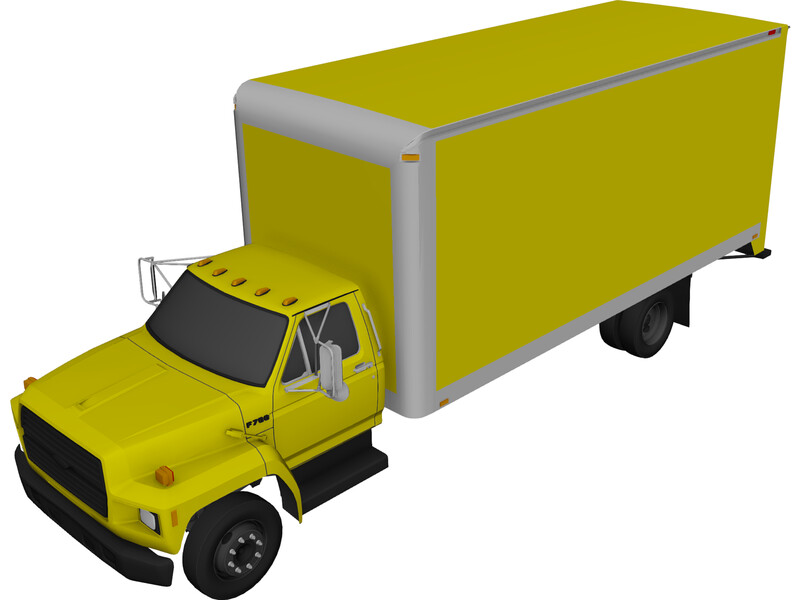 Moving Truck (1993) 3D Model