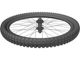 MTB 26 Inch Rear Wheel 3D Model
