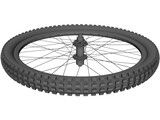 MTB 26 Inch Rear Wheel 3D Model