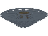 MTB Cassette 9-Speed 11-32t 3D Model