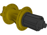 MTB Rear Freehub 3D Model