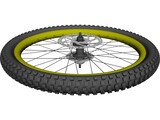 MTB Wheel 3D Model preview