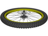 MTB Wheel 3D Model