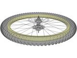 MTB Wheel 3D Model