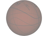 NBA Spalding Basketball Ball 3D Model