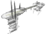 Nebulon Ship 3D Model
