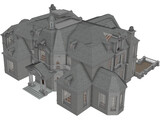 Neo-Classical Mansion 3D Model preview