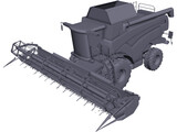 New Holland CX with Cutting JH 3D Model preview