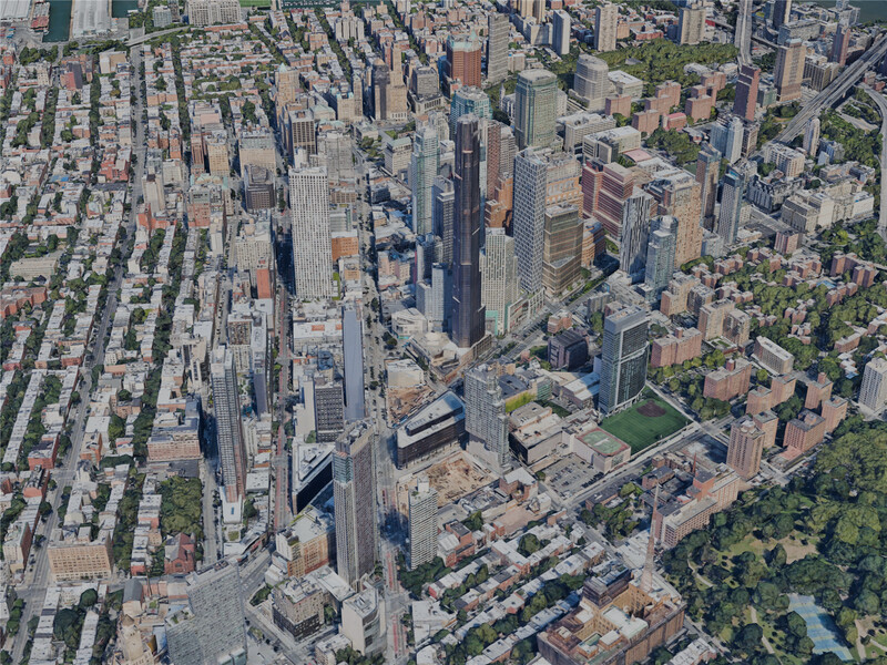 New York City, Brooklyn, USA (2022) 3D Model