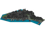 New York City Downtown 3D Model preview