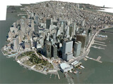New York City Manhattan 3D Model preview