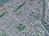 New York City, Upper Manhattan, USA (2024) 3D Model preview