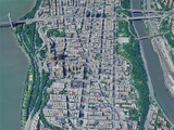 New York City, Upper Manhattan, USA (2024) 3D Model