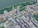 New York City, Upper Manhattan, USA (2024) 3D Model