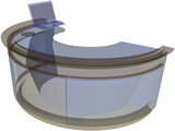 News Desk 3D Model