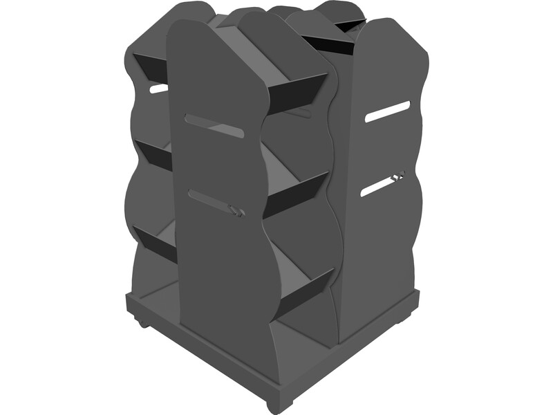 Newspaper Stand 3D Model