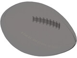 NFL Football 3D Model