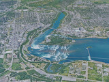 Niagara Falls City (2019) 3D Model preview
