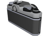 Nikon FM2 Photo Camera 3D Model preview