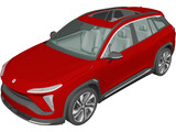 NIO ES6 (2019) 3D Model preview