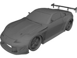 Nissan 350Z [Tuned] 3D Model preview